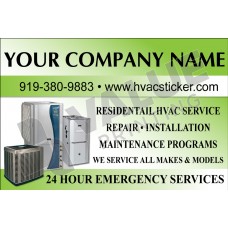 HVAC Vehicle Magnet #7